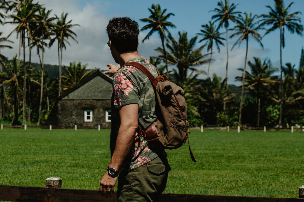 Top 5 Instagram Photo Spots - Road to Hana, Keanae Peninsula Church, Outlined Cloth