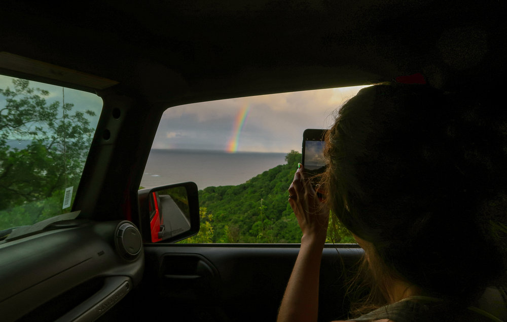 Top 5 Instagram Photo Stops Road to Hana Rainbow