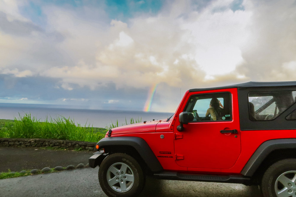 Top 5 Instagram Photo Stops Road to Hana Rainbow