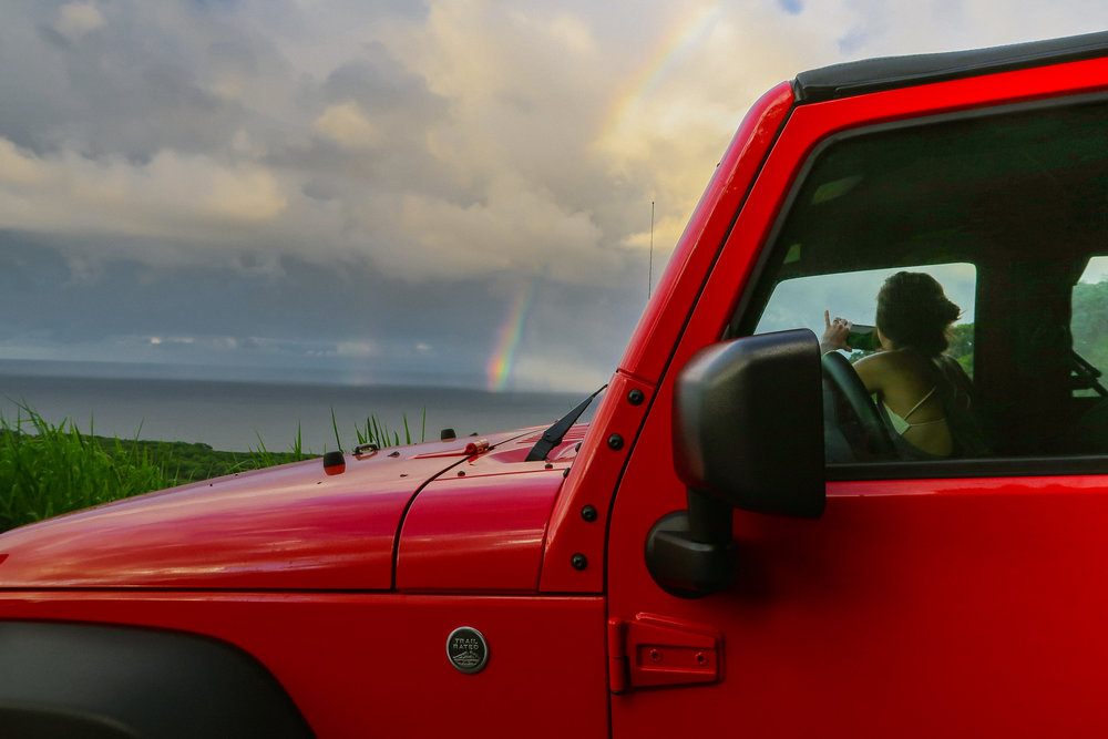 Top 5 Instagram Photo Stops Road to Hana Rainbow