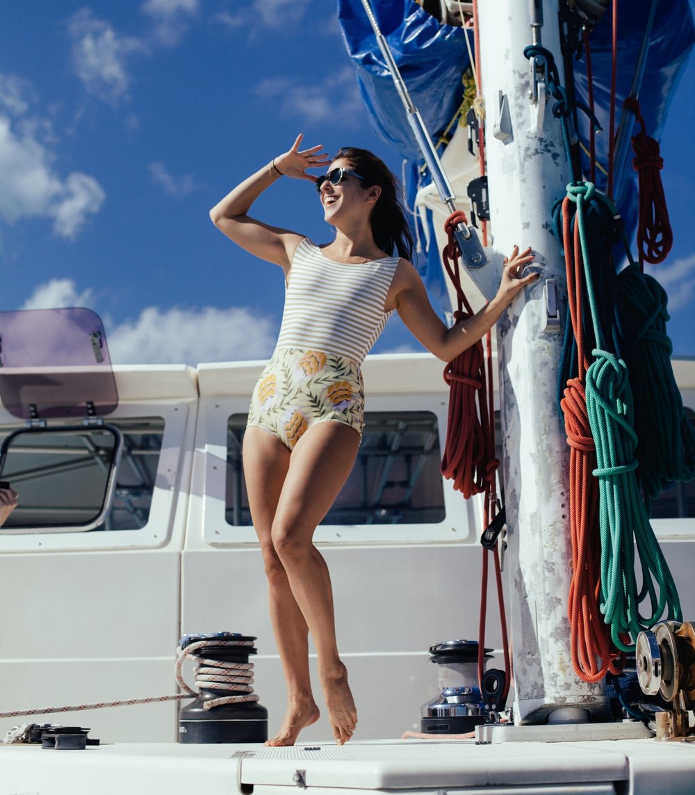 Seea, San Clemente, boat ride, one-piece, swimwear