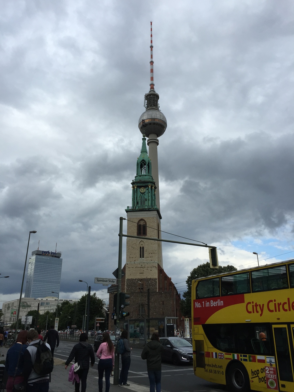 Fernsehturm Berlin-TV tower in Alexanderplatz
