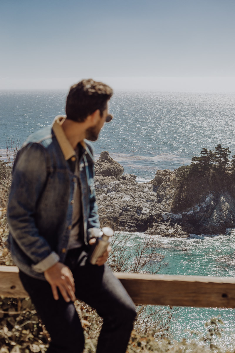 Lifestyle bloggers Devin and Marlene of Outlined Cloth explore McWay Falls