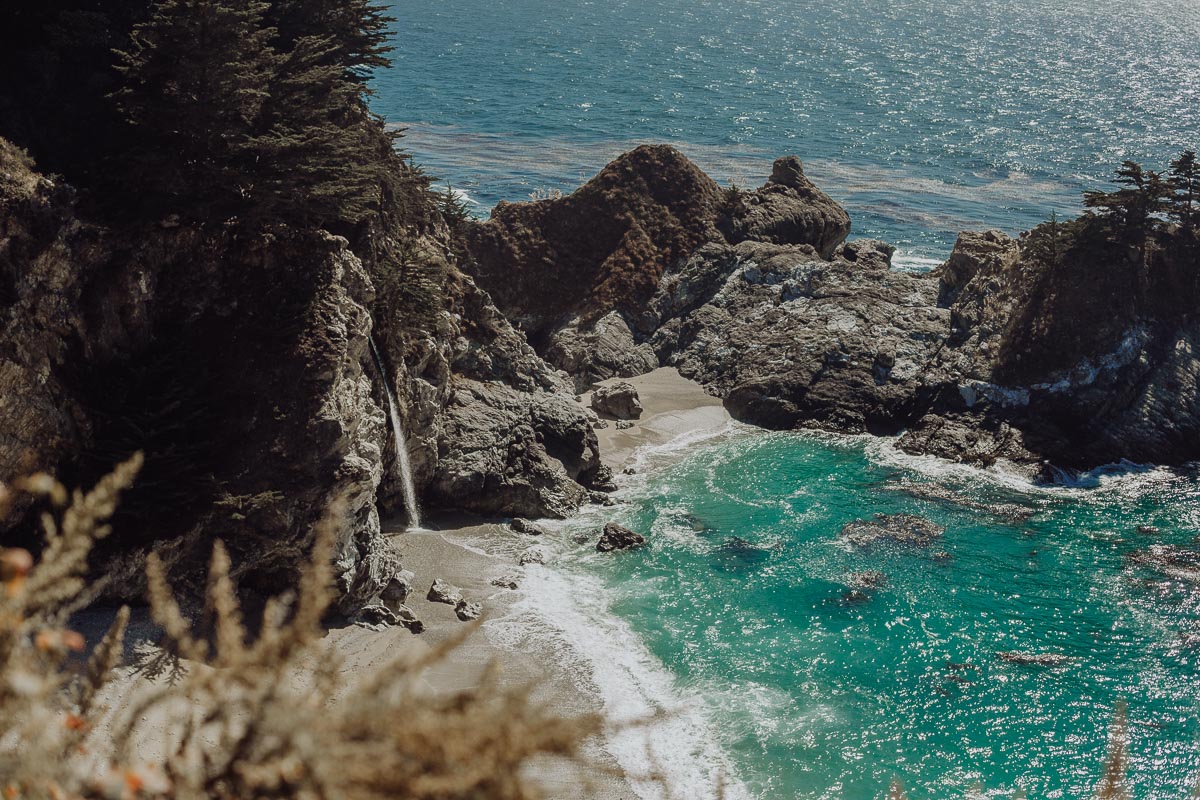 Lifestyle bloggers Devin and Marlene of Outlined Cloth explore McWay Falls